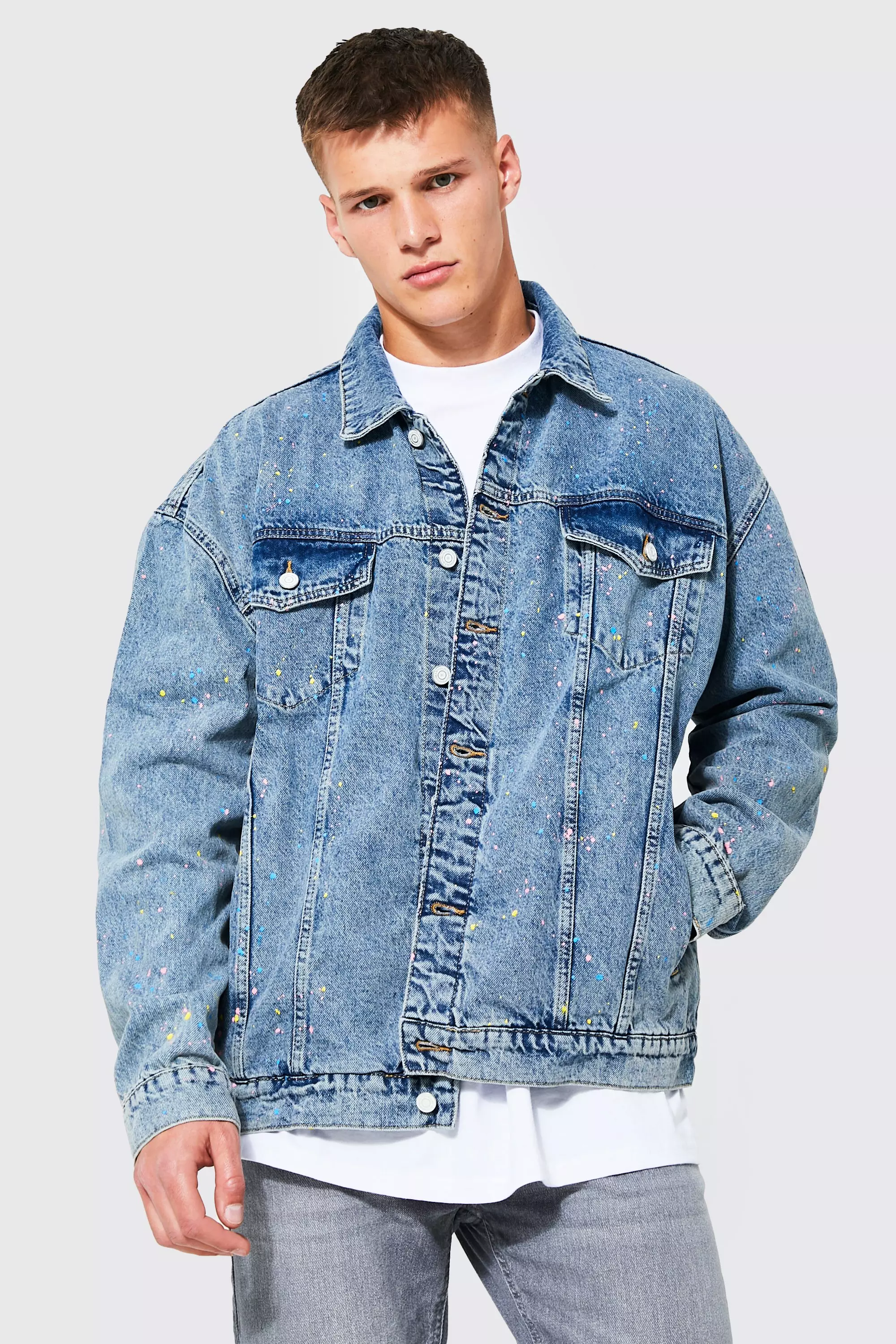 Cheap monday oversized hot sale denim jacket